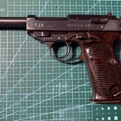 Walther P38 AC 44 mono matricule + 1 chargeurs + étui