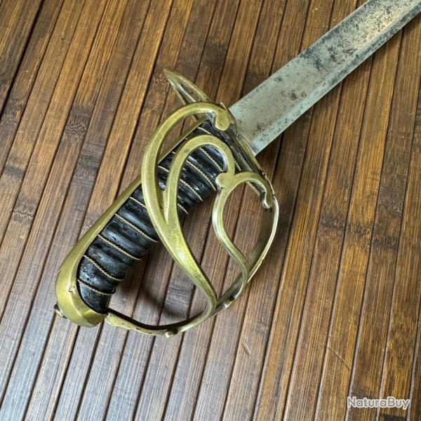 BEAU SABRE A LA MONTMORENCY DE MINEUR REVOLUTION FRANAISE 1780 - XVlll me