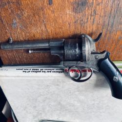 REVOLVERS A BROCHE  TYPE LEFAUCHEUX  calibre 10  MM EN ÉTAT DE FONCTIONNEMENT