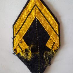 grade militaire armée Française chevrons caporal chasseur alpin