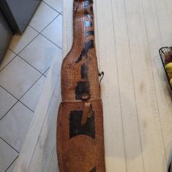 ETUI CUIR FUSIL OU CARABINE CUIR ARTISANA MEXICAIN