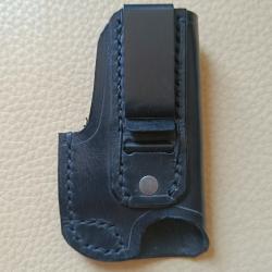 Holster en cuir, droitier, IWB (Inside) pour PA Browning Baby calibre 6.35