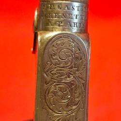 Exceptionnel et rare pistolet à percussion signé " Gastine Renette à Paris "