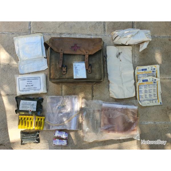 Musette mdecin identifie sergent 1er RE Lgion trangre. First aid Premier secours