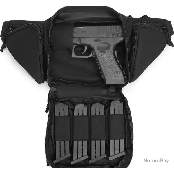 Sac banane tactique 1 pice avec tui  arme dissimul