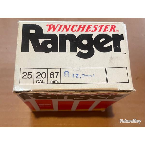 24 Cartouches Winchester Ranger 20/67 N8