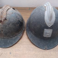 Deux casques Adrian