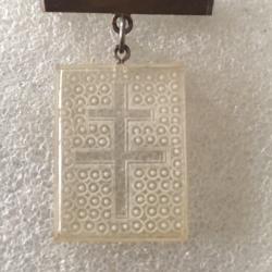 broche croix de lorraine