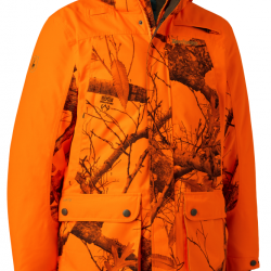 Blouson de chasse hiver Eagle Realtree orange Deerhunter