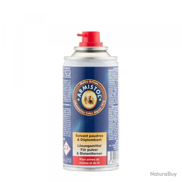 Arosol Solvant Poudres et Dplombant Armistol - Nettoyage Rapide - Protection Armes - Performance O
