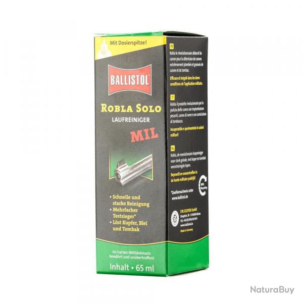 Nettoyant pour Canons Ballistol Robla Solo - Puissant et Efficace - Protection Anticorrosion - Entre