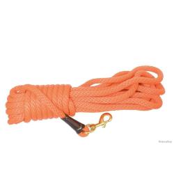 Longe d Entraînement pour Chien Mendota Pet - 9 m Orange - Diamètre 1 cm - Résistante et Sécurisée