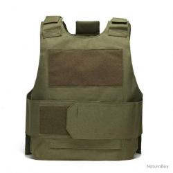 Gilet tactique porte plaques - vert - LIVRAISON GRATUITE