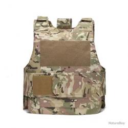 Gilet tactique porte plaques - multicam - LIVRAISON GRATUITE