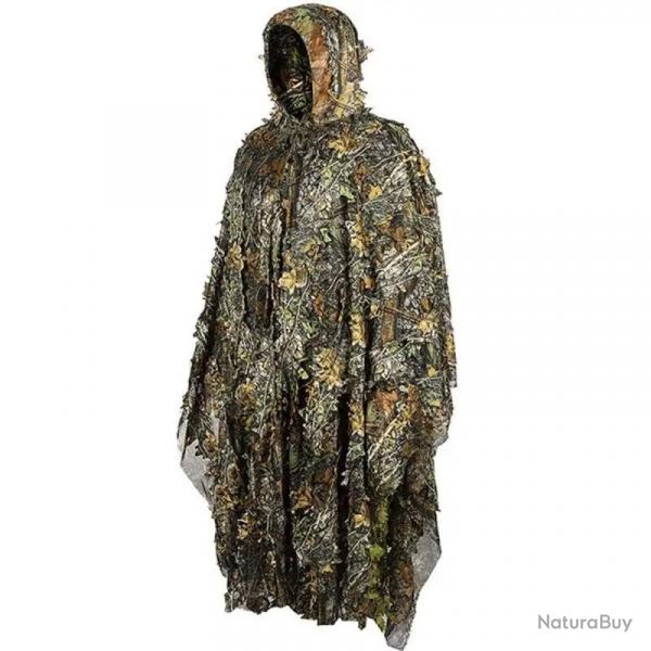 PONCHO CAMOUFLAGE 3D - Fort europeenne - LIVRAISON GRATUITE