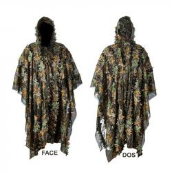 PONCHO SNIPER - CAMOUFLAGE Forêt européeenne - LIVRAISON GRATUITE