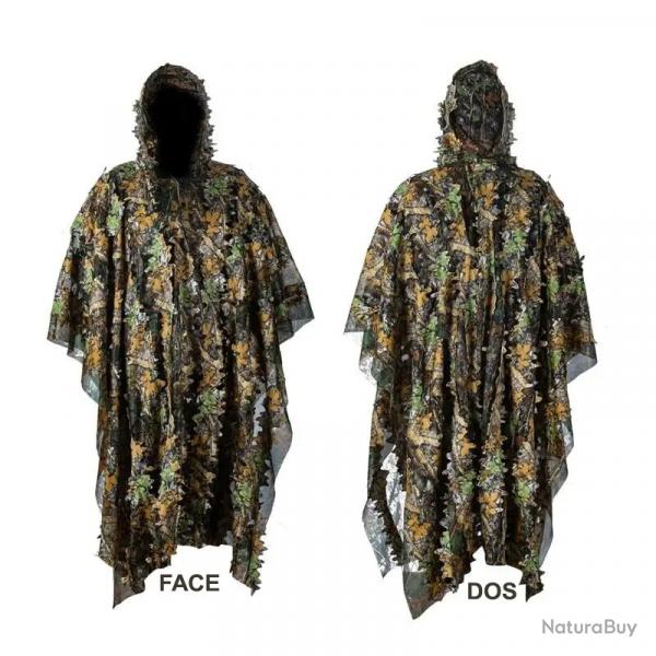 PONCHO SNIPER - CAMOUFLAGE Fort europeenne - LIVRAISON GRATUITE