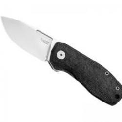 Couteau Lionsteel NANO lame acier CPM MagnaCut satiné +manche micarta noir