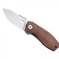 Couteau Lionsteel NANO lame acier CPM MagnaCut satiné +manche micarta