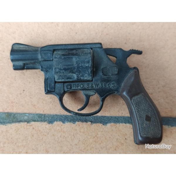 .REPLIQUE MINIATURE REVOLVER SMITH & WESSON 38 FABRICANT TIPO