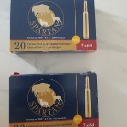 Deux boites 7x64 Spartan.