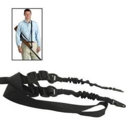 Sangle fusil de chasse 2 points de couleur NOIRE