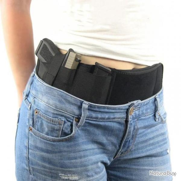 Holster pour port dissimul avec porte chargeur ou accessoire - LIVRAISON GRATUITE