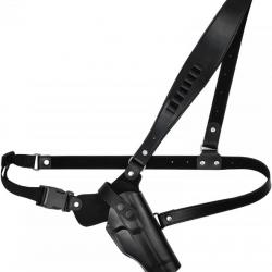 Holster d'épaule droitier avec cartouchière - noir - LIVRAISON GRATUITE