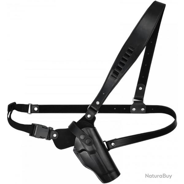 Holster d'paule droitier avec cartouchire - noir - LIVRAISON GRATUITE