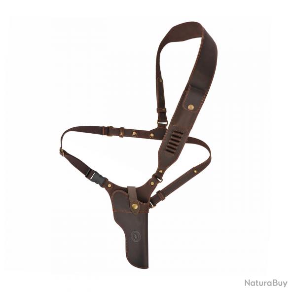 Holster de poitrine avec cartouchire + pochette - LIVRAISON GRATUITE