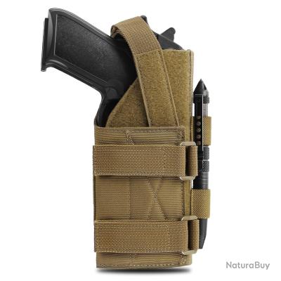 Holster de cuisses tactique (Couleur Kaki) - Holsters et étuis