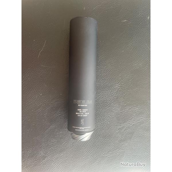 Modrateur de son IRIDIUM IR.22 cal 22 lr filetage 1/2 x28
