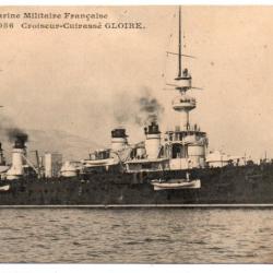 CPA - Marine Militaire  Francaise - M.R .1056 -Croiseur - Cuirasse " GLOIRE "- N°3288