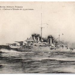 CPA - Marine Militaire Français - PARIS-Cuirasse d'Escadre de 23500 tonne - N°3733