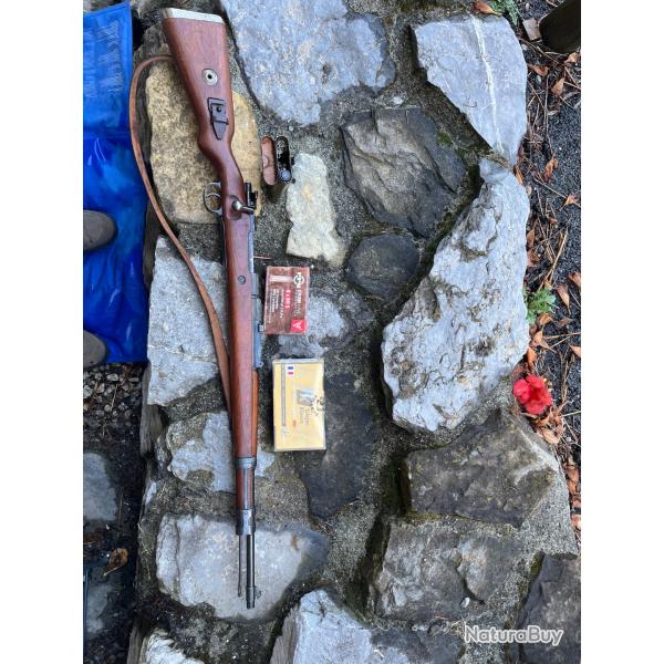 Mauser 98K + 40 munitions+ kit nettoyage