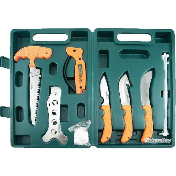 MALLETTE DE CHASSE 6 PIECES ACCUSHARP AVEC MALLETTE DE TRANSPORT