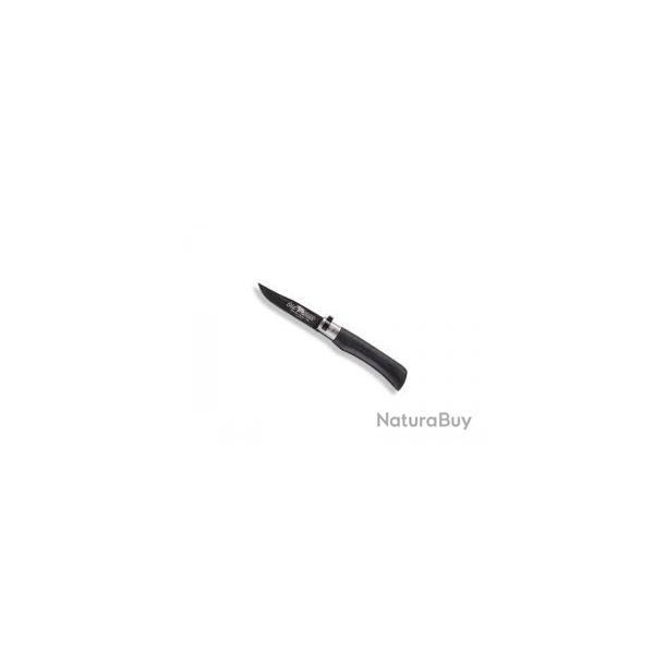 Couteau Old Bear Total Black taille S lame acier 1.4060 revtement PTFE noir +virole en laiton