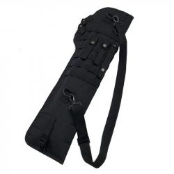 Sac Tactique à Fusil en Nylon Résistant Transport et Protection Arme Tir Chasse Outdoor Noir