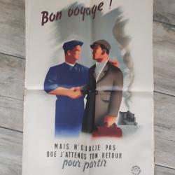Affiche propagande 39-45 Bon voyage !