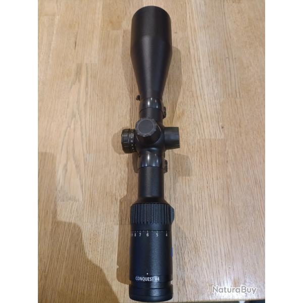 Lunette zeiss 3.12x56 conquest 4 Jamais sortie aucune rayure. vendu sans le montage