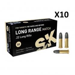 MUNITIONS SK LONG RANGE - 22LR 40gr x500