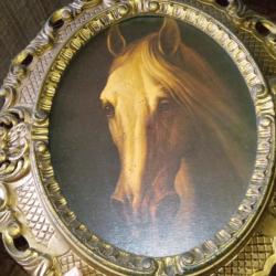 CADRE MURAL  TETE DE CHEVAL