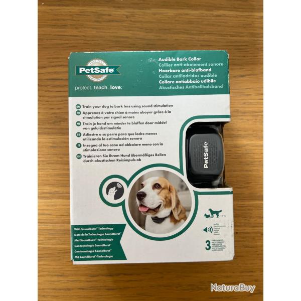 Collier anti-aboiement SONORE PetSafe - Comme neuf !