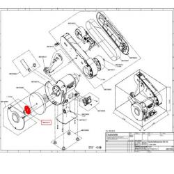 9 8079 3777 Bride pour disque de polissage Dick SM-100/SM90/SM-130
