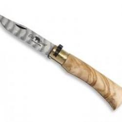 Couteau Old Bear  lame acier damas inox DS93X
