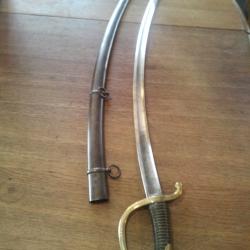 beau  sabre  de canonnier  de la manufacture  royale de  chatellerault 7 octobre  1836