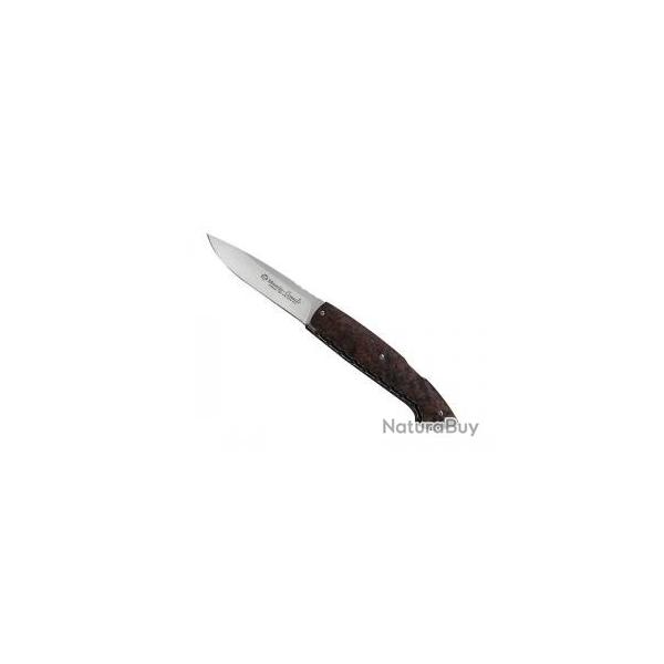 Couteau Maserin CONSOLI lame acier inox CPM-S35VN  cran manche marron