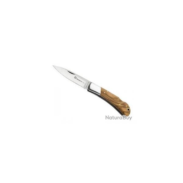 Couteau Maserin 126 lame  cran acier 440 manche en olivier