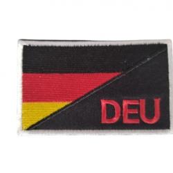 Patch Drapeau - Allemagne - DEU - velcro - Livraison gratuite