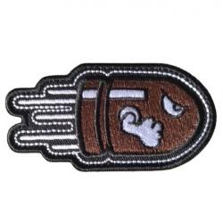 Patch - Missile 2 - Noir - velcro - Livraison gratuite